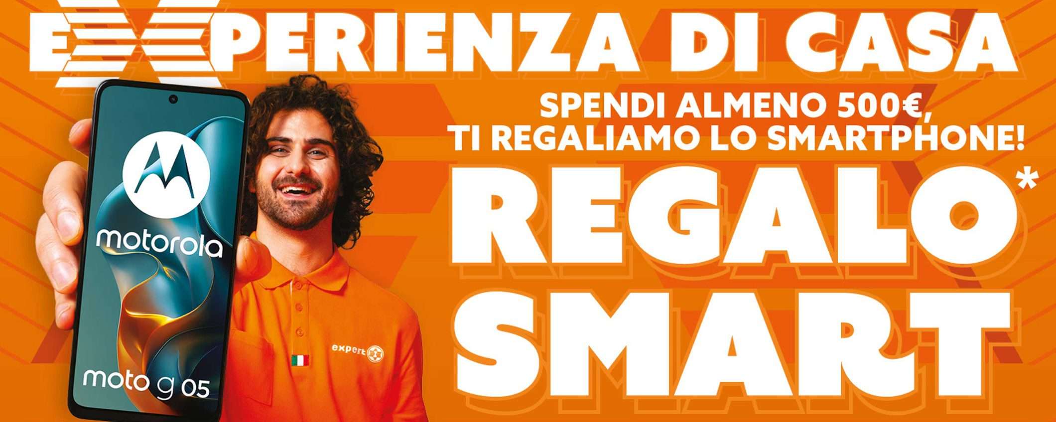 Volantino Expert, che bomba: ricevi uno smartphone Motorola GRATIS Volantino Expert, che bomba: ricevi uno smartphone Motorola GRATIS