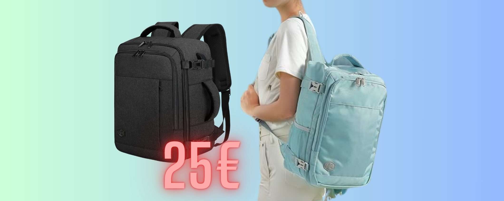 Zaino da viaggio per volare con tutte le compagnie low cost spendendo pochissimo Zaino da viaggio per volare con tutte le compagnie low cost spendendo pochissimo