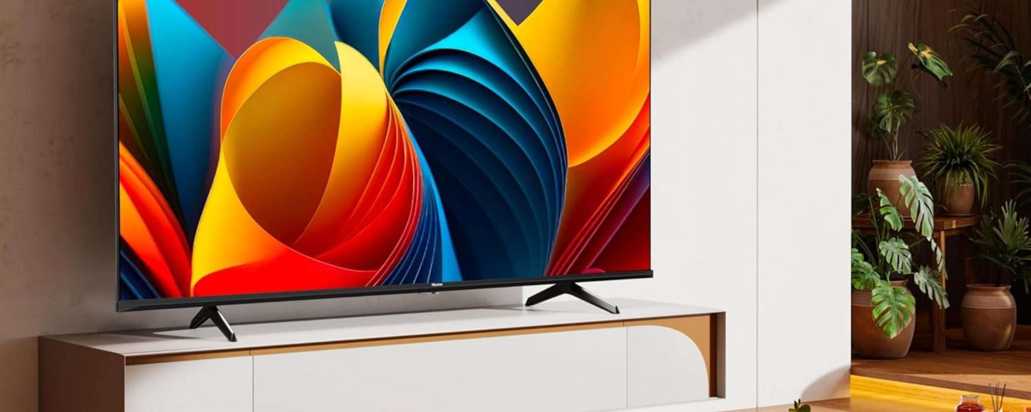 -17% su Amazon per la SPETTACOLARE smart TV Hisense da 65 -17% su Amazon per la SPETTACOLARE smart TV Hisense da 65