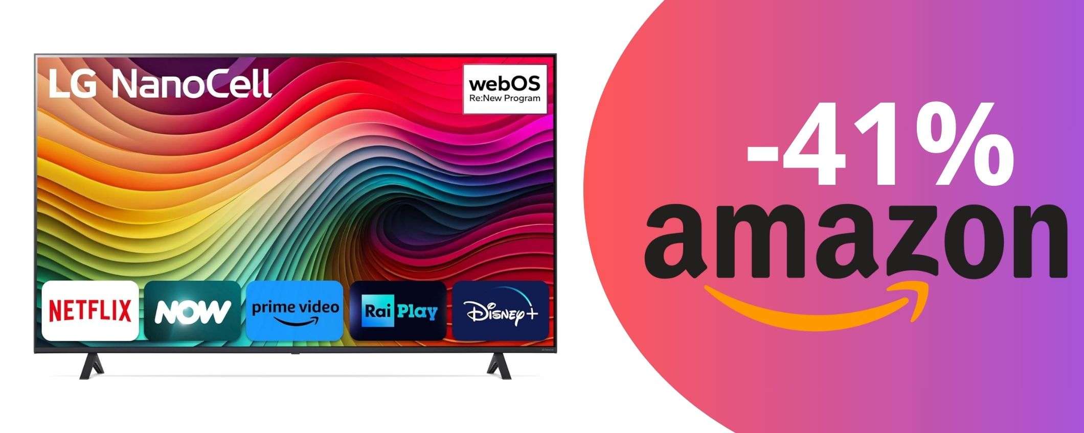 Offerta imperdibile su questa TV LG: il 4K non è mai stato così accessibile! Offerta imperdibile su questa TV LG: il 4K non è mai stato così accessibile!