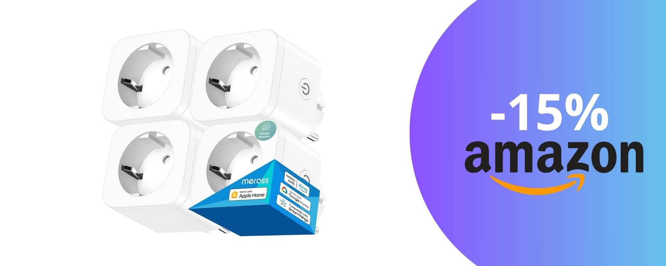 Controllo smart e risparmio energetico per la tua casa: il kit di prese da non perdere