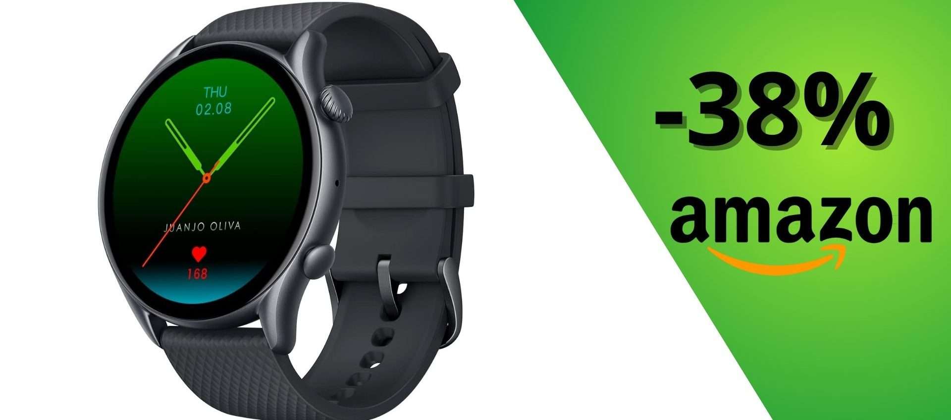 Amazfit GTR 3 Pro: smartwatch di primo livello a soli 99€ (offerta -38%) Amazfit GTR 3 Pro: smartwatch di primo livello a soli 99€ (offerta -38%)
