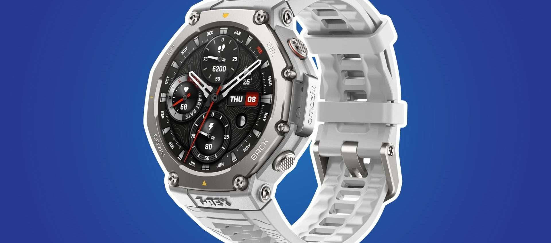 Amazfit T-Rex 3, prezzo in picchiata: AMOLED ultraluminoso, tanta autonomia e GPS a prova di avventura Amazfit T-Rex 3, prezzo in picchiata: AMOLED ultraluminoso, tanta autonomia e GPS a prova di avventura