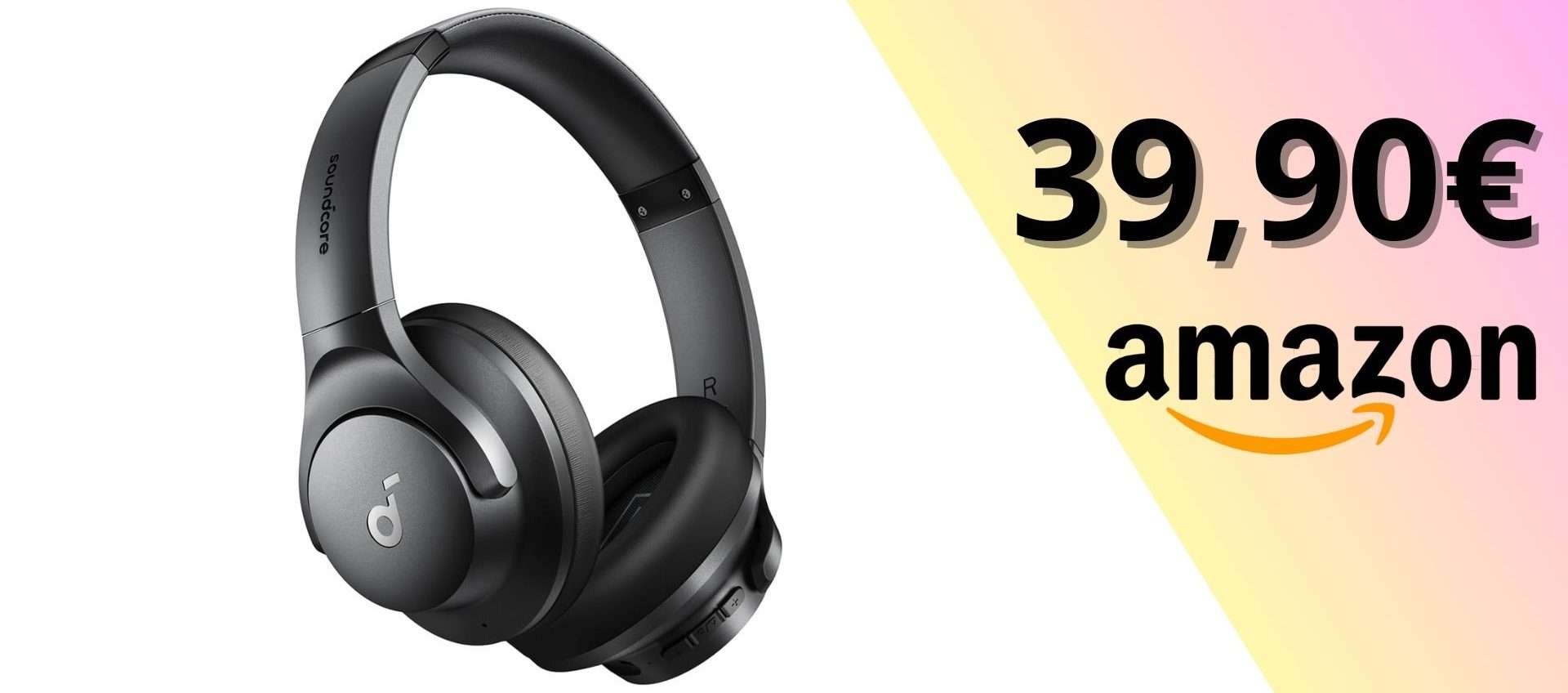 Soundcore Q20i in offerta a 39,90€: ANC, 40 ore di autonomia e massimo comfort Soundcore Q20i in offerta a 39,90€: ANC, 40 ore di autonomia e massimo comfort