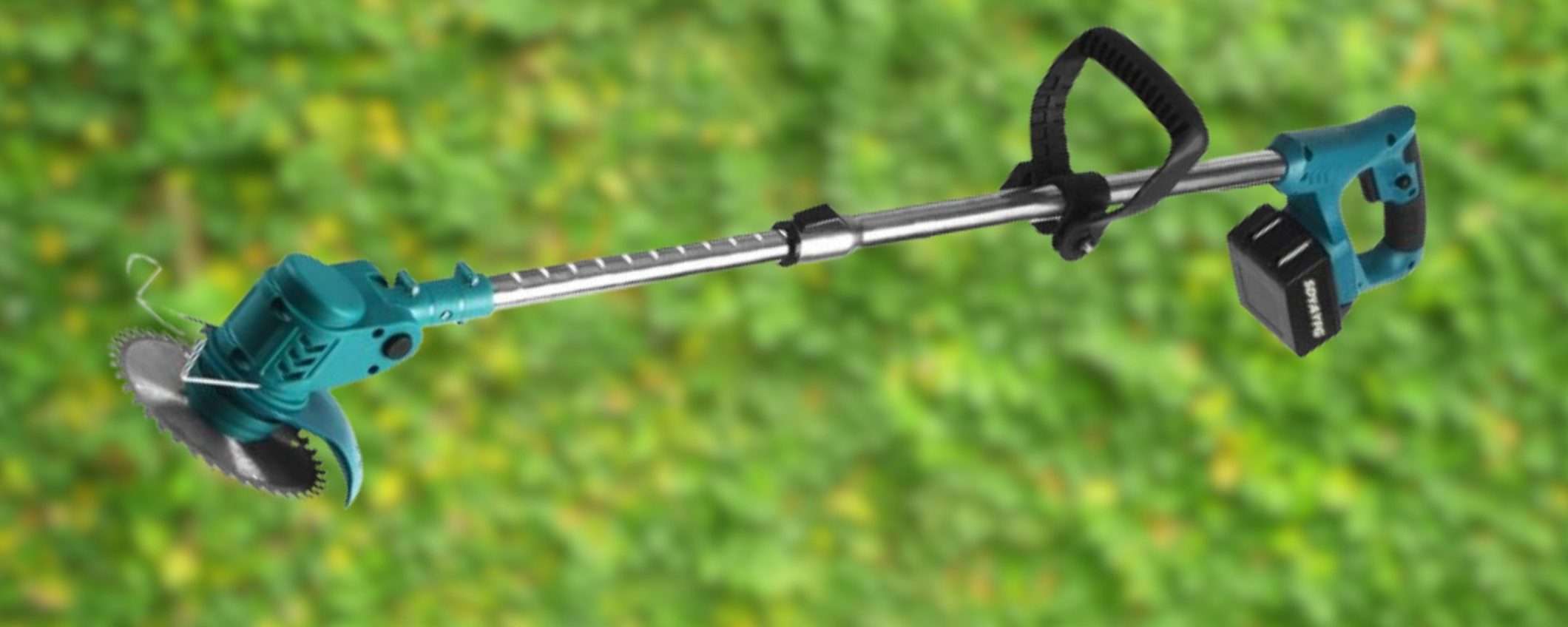 Decespugliatore con 2 batterie e accessori a prezzo FALCIATO su Amazon (42€)