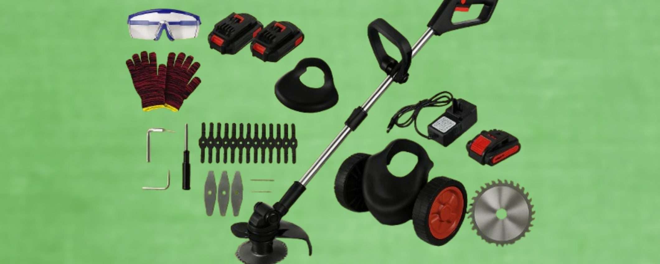 Decespugliatore con ruote a batteria: erba DISINTEGRATA senza fatica (56,90€) Decespugliatore con ruote a batteria: erba DISINTEGRATA senza fatica (56,90€)