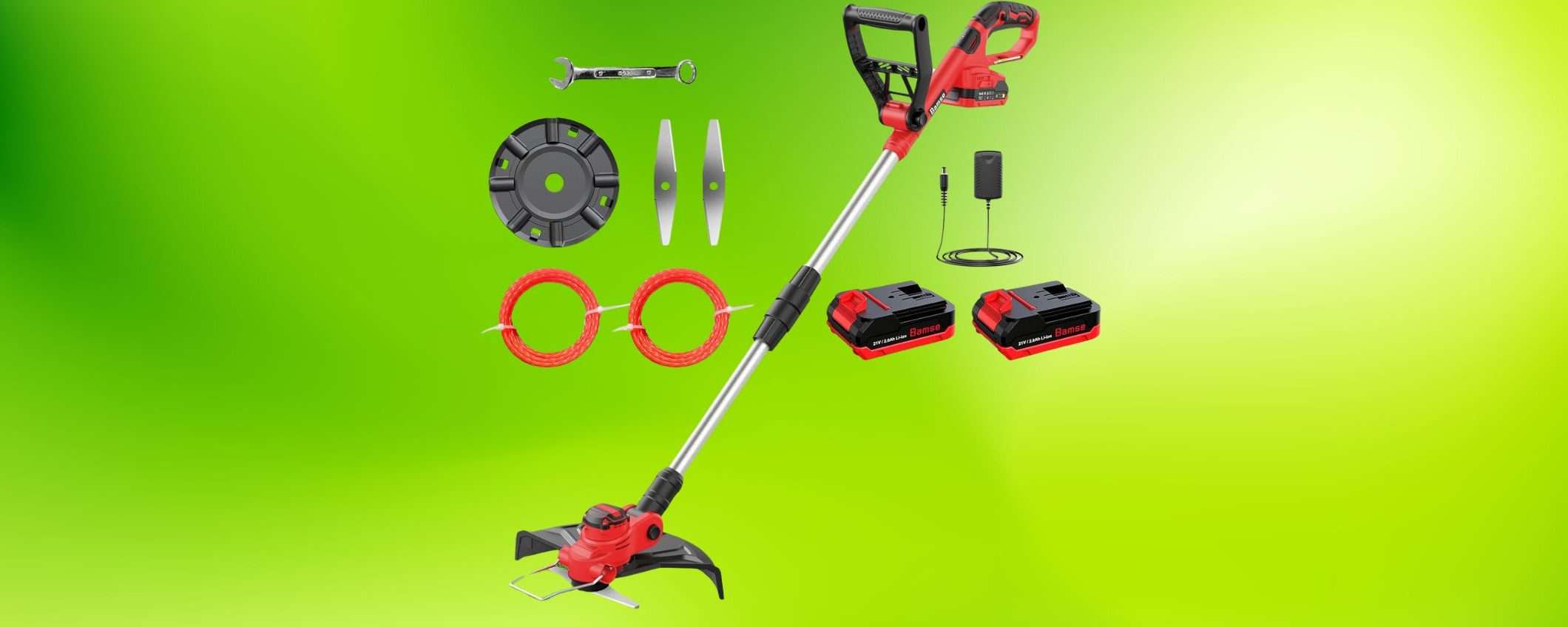 Giardino PERFETTO con questo Decespugliatore a batteria in DOPPIA OFFERTA Giardino PERFETTO con questo Decespugliatore a batteria in DOPPIA OFFERTA