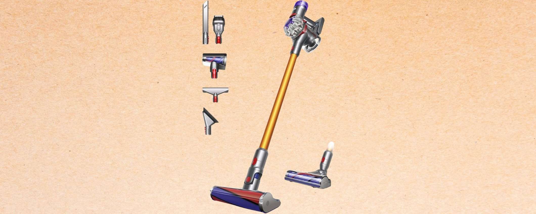 Dyson V8: occasione SHOCK su Amazon, il super aspirapolvere a 200 euro in MENO Dyson V8: occasione SHOCK su Amazon, il super aspirapolvere a 200 euro in MENO