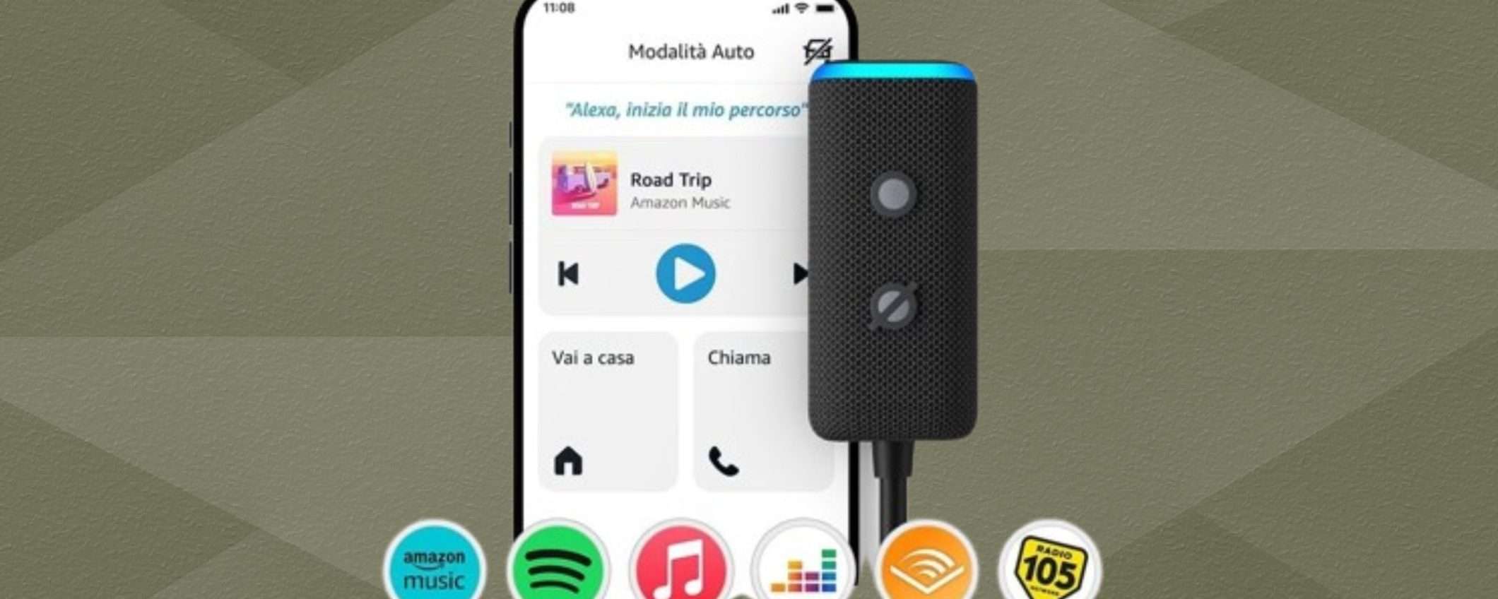 Echo Auto a 29,99€: Alexa arriva in macchina e la RIVOLUZIONA (-57%)