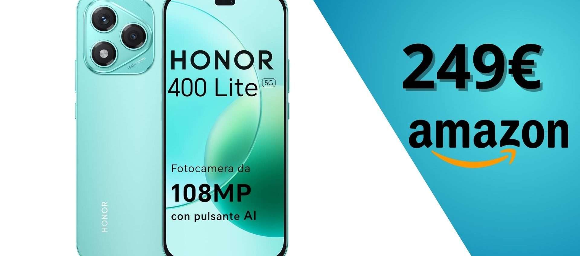 Honor 400 Lite: nuovissimo, potente e già in offerta ad un prezzo super Honor 400 Lite: nuovissimo, potente e già in offerta ad un prezzo super