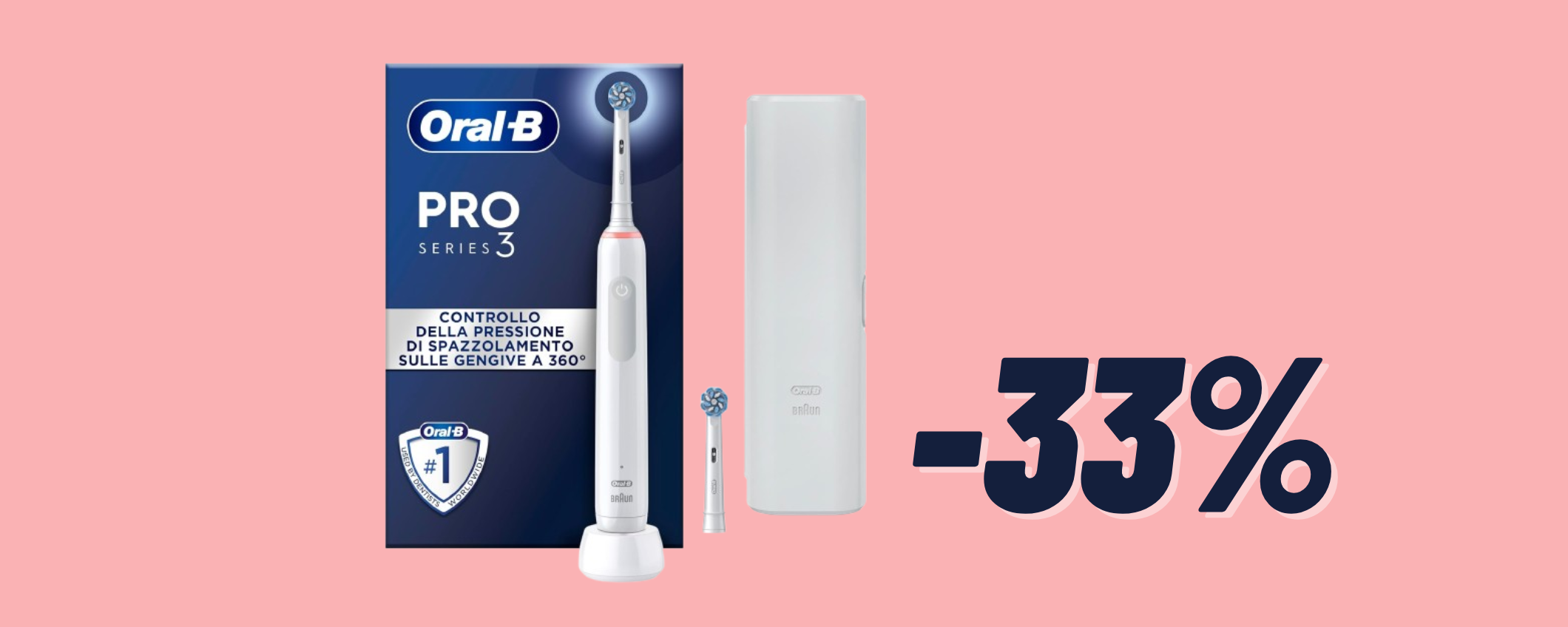 Lo spazzolino elettrico Oral-B in sconto Lo spazzolino elettrico Oral-B in sconto