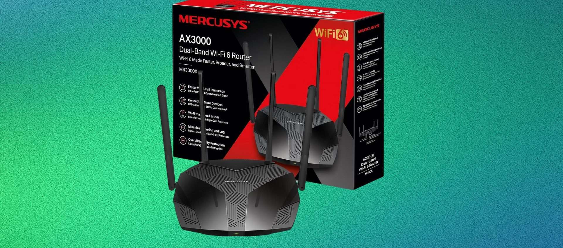 Mercusys TP-Link MR3000X: il router Wi-Fi 6 che rivoluziona la tua connessione internet Mercusys TP-Link MR3000X: il router Wi-Fi 6 che rivoluziona la tua connessione internet