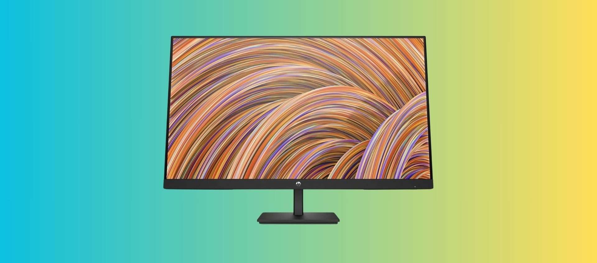 Monitor HP, offerta flash: il prezzo crolla da 159,99 a soli 89,99 euro