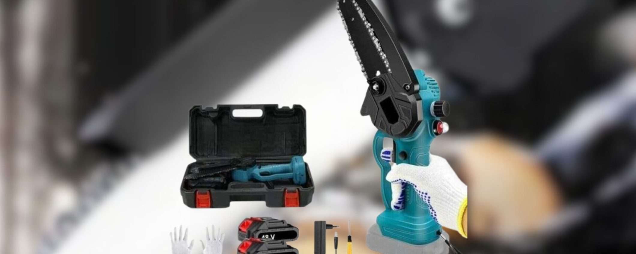 Motosega a 28€ con 2 batterie e valigetta in omaggio: promo POTATURA facile Motosega a 28€ con 2 batterie e valigetta in omaggio: promo POTATURA facile