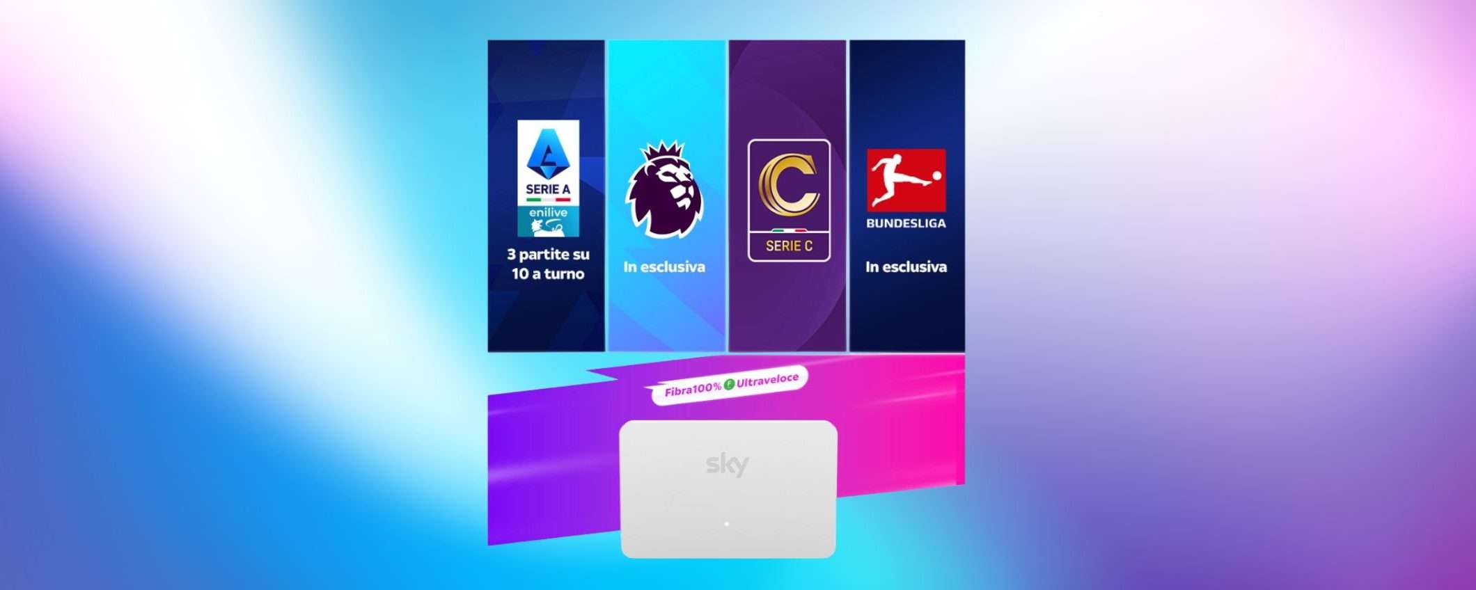 Sky WiFi con Sky TV e Sky Calcio: un'offerta da URLO Sky WiFi con Sky TV e Sky Calcio: un'offerta da URLO