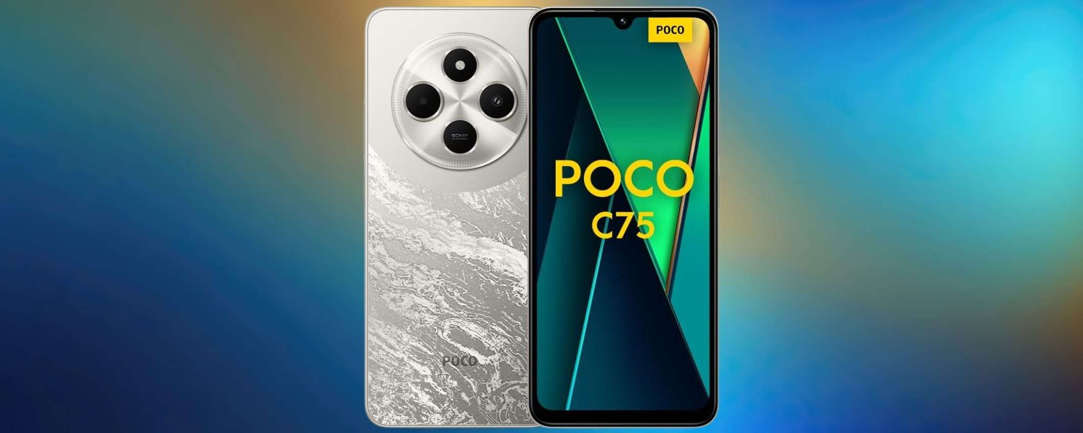 Poco C75: display 6.88, doppia fotocamera da 50MP e batteria POTENTE a 109,90 euro (-35%) Poco C75: display 6.88, doppia fotocamera da 50MP e batteria POTENTE a 109,90 euro (-35%)
