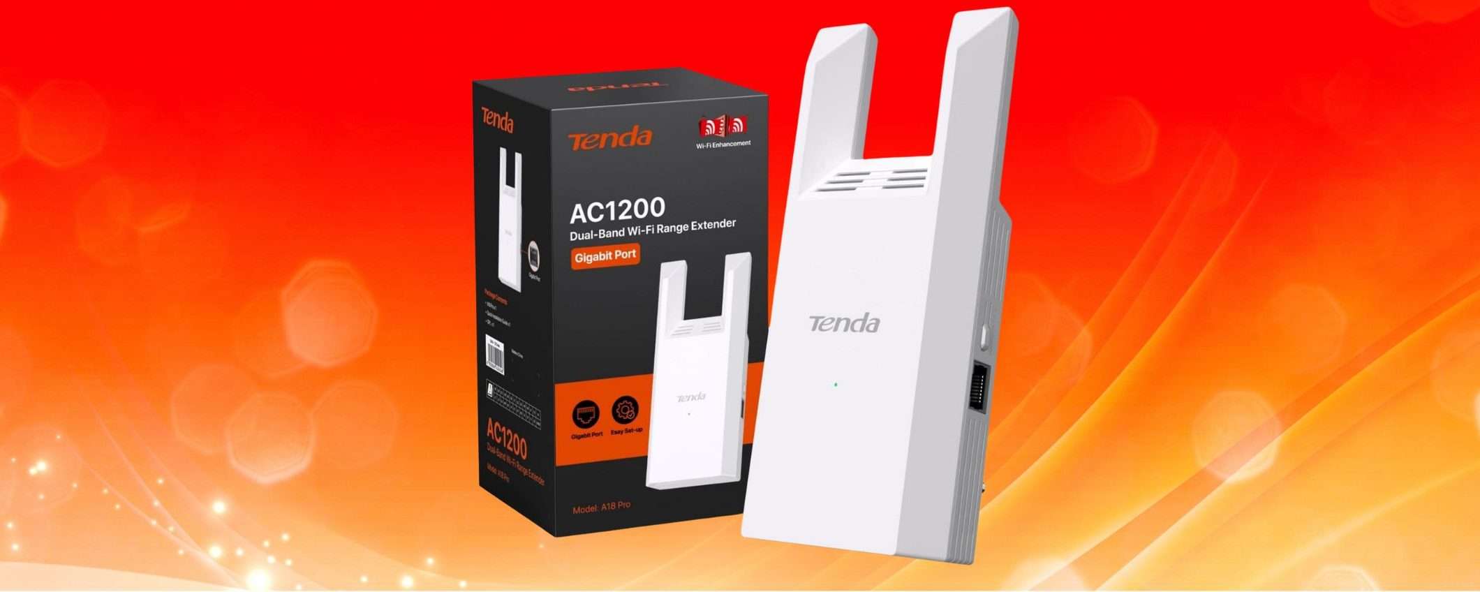 Copertura WiFi PERFETTA con il ripetitore Tenda A18 Pro in SCONTO LAMPO