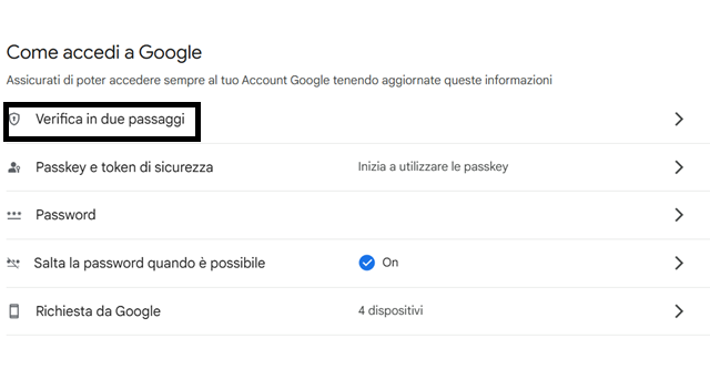 Account Google: i controlli per una maggiore sicurezza