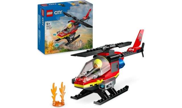 Set LEGO City Elicottero Pompieri