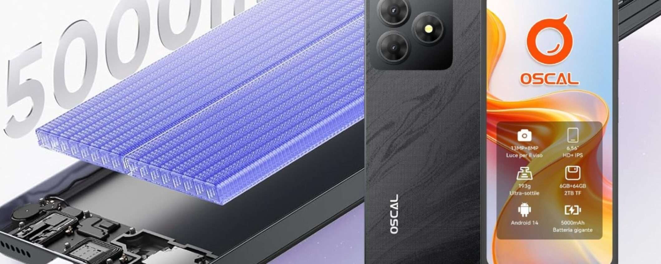 A 74€ prendi uno SPETTACOLO di smartphone: ampio display e batteria infinita