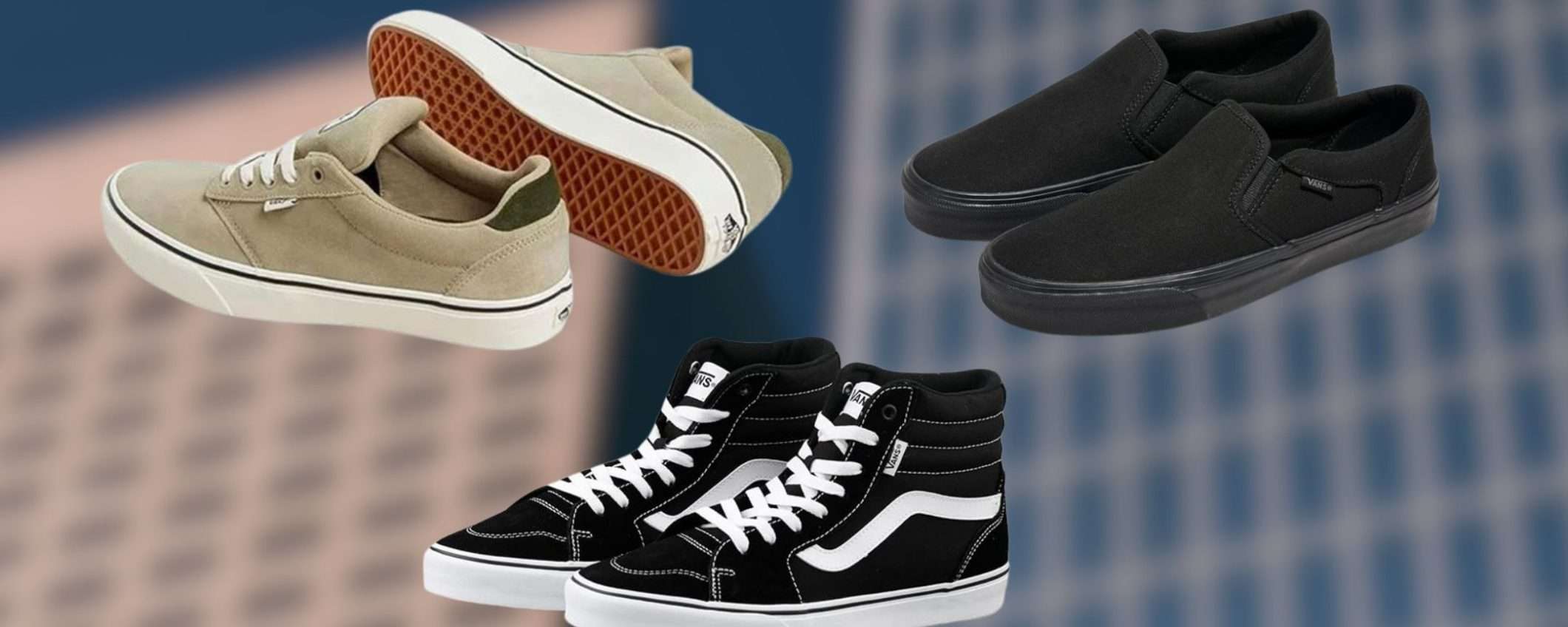 Sneaker VANS da 39€ su Amazon: prezzi democratici, sconti SUPERLATIVI