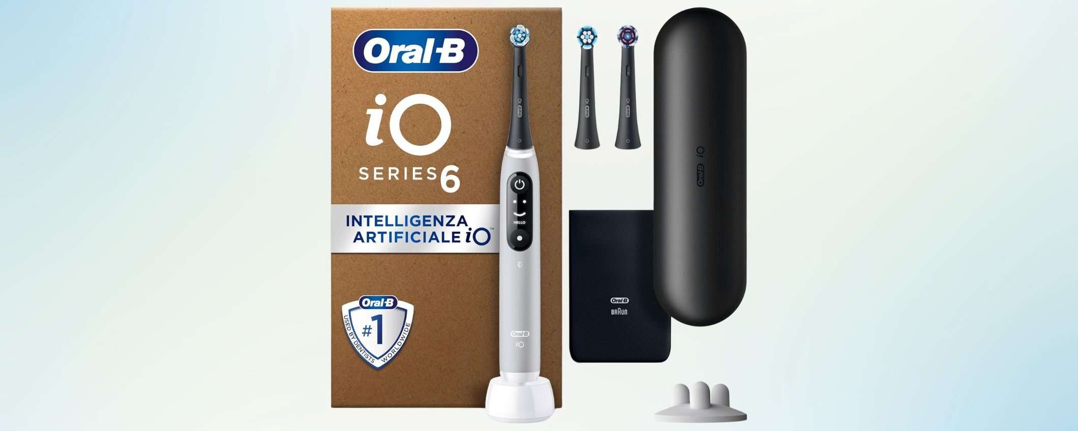 Spazzolino elettrico ricaricabile Oral-B con intelligenza artificiale in MAXI SCONTO (-54%) Spazzolino elettrico ricaricabile Oral-B con intelligenza artificiale in MAXI SCONTO (-54%)