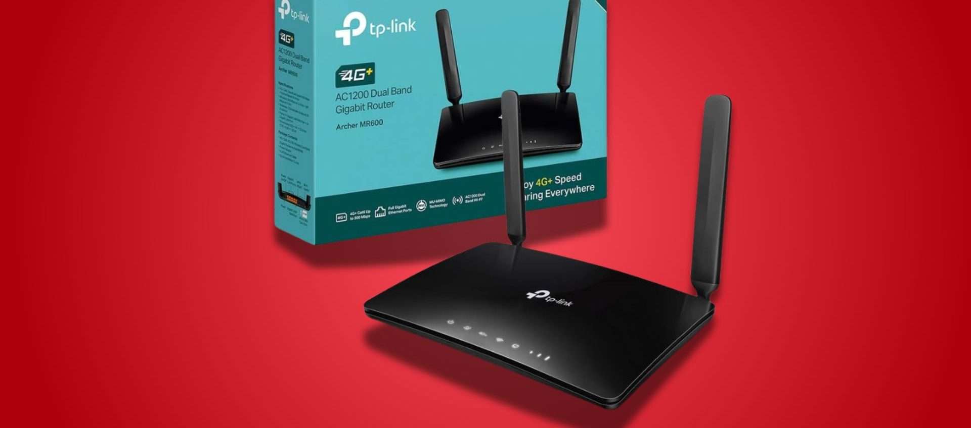 TP-Link Archer MR600 in sconto: il router 4G+ super veloce ora a 89€ TP-Link Archer MR600 in sconto: il router 4G+ super veloce ora a 89€