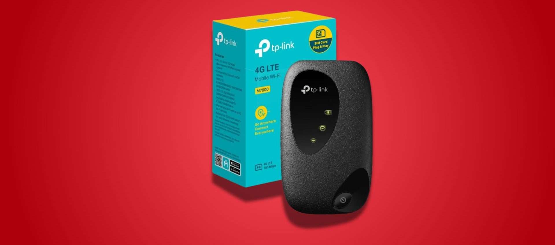 TP-Link M7000: internet veloce sempre con te a 40,99€ su Amazon TP-Link M7000: internet veloce sempre con te a 40,99€ su Amazon