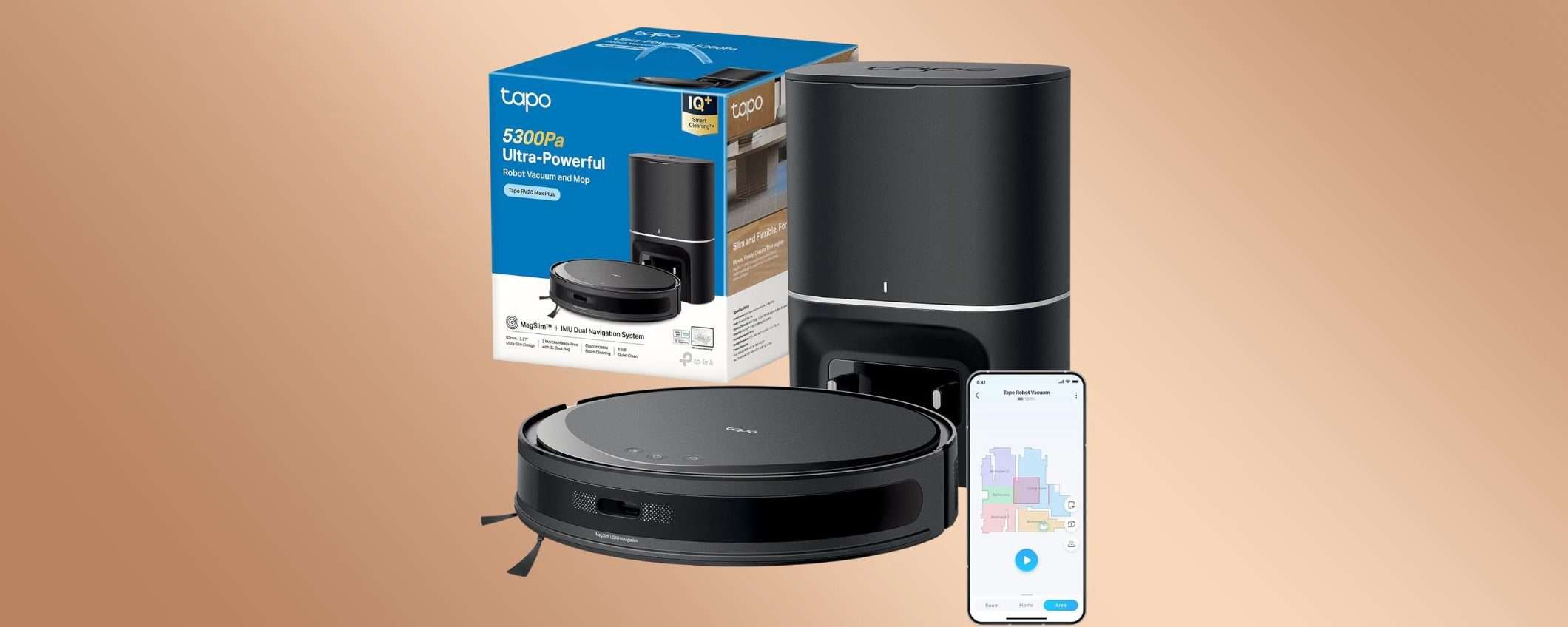 LAVA e ASPIRA: questo robot aspirapolvere Tapo fa tutto ed è in MAXI SCONTO LAVA e ASPIRA: questo robot aspirapolvere Tapo fa tutto ed è in MAXI SCONTO