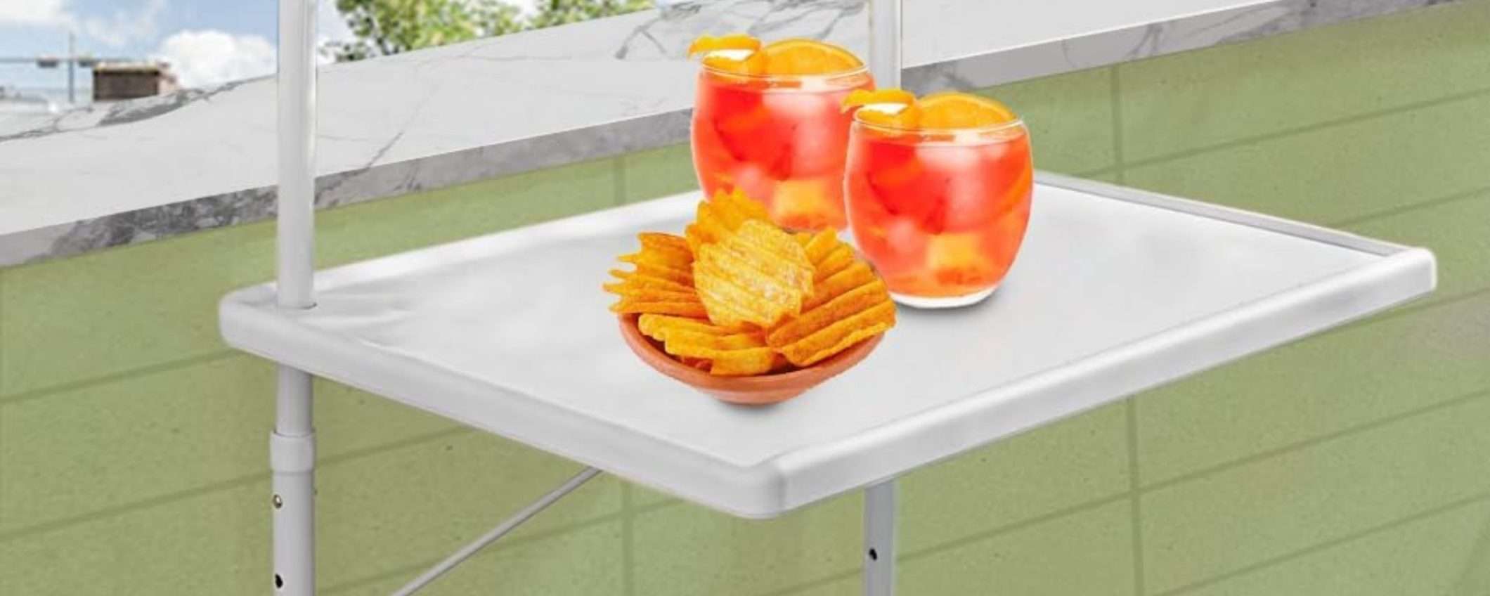 Tavolo da balcone: vivi al massimo gli spazi esterni, prezzo Amazon SHOCK (24€)