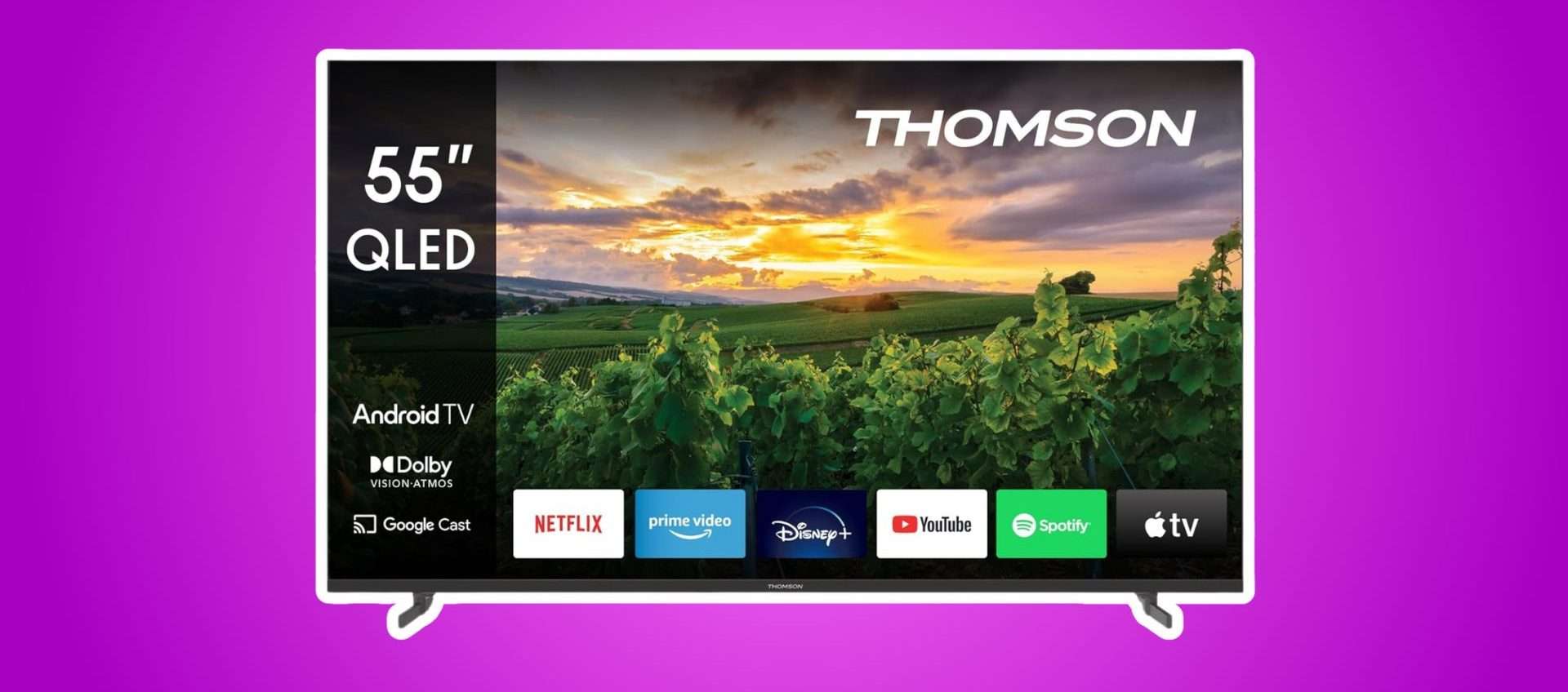 Smart TV QLED Thomson 55 Smart TV QLED Thomson 55