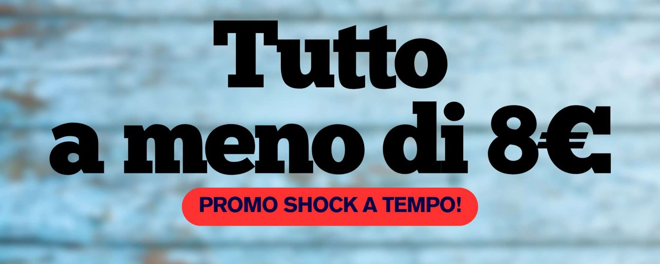 Tutto a meno di 8€: queste offerte STRAPPA prezzo sono incredibili (Amazon) Tutto a meno di 8€: queste offerte STRAPPA prezzo sono incredibili (Amazon)