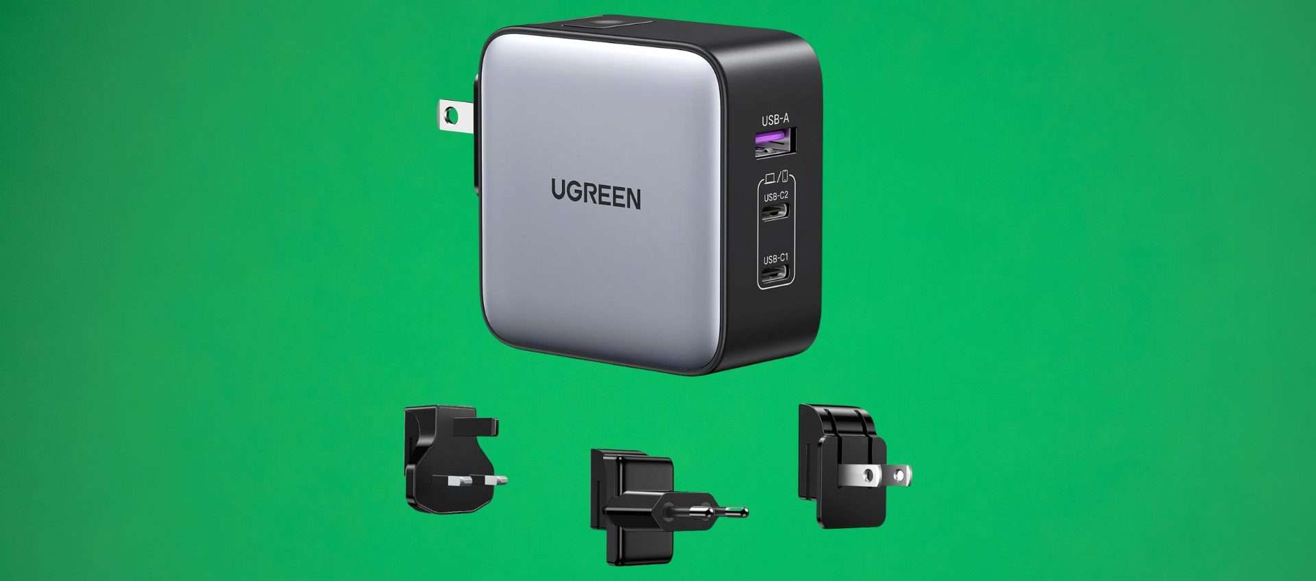 UGREEN Nexode 65W: il caricatore da viaggio definitivo ora scontato su Amazon UGREEN Nexode 65W: il caricatore da viaggio definitivo ora scontato su Amazon