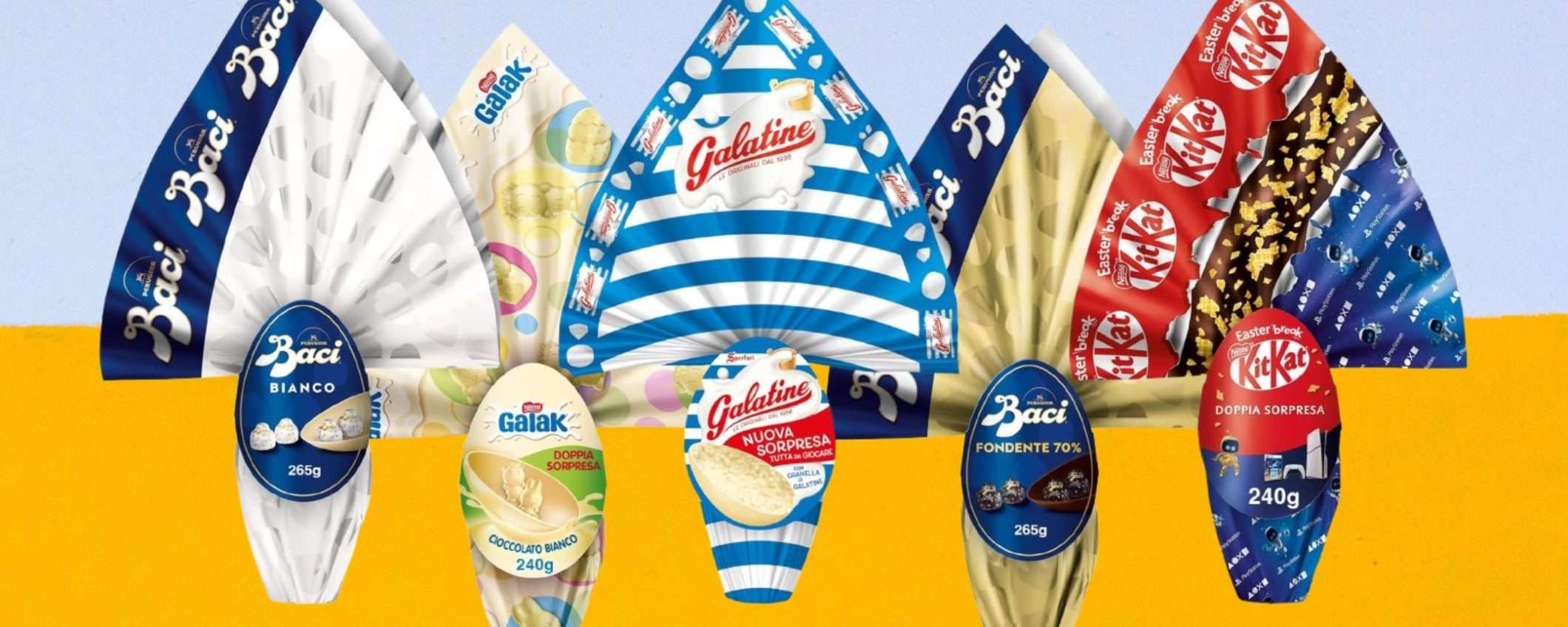 Uova di Pasqua GRANDI MARCHE a meno di 14€: affari preziosi su Amazon
