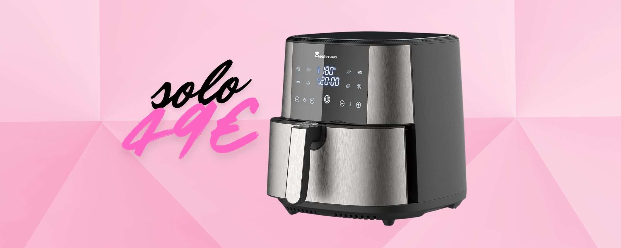 Amazon IMPAZZISCE: friggitrice ad aria da 6L a soli 49€, un AFFARE Amazon IMPAZZISCE: friggitrice ad aria da 6L a soli 49€, un AFFARE