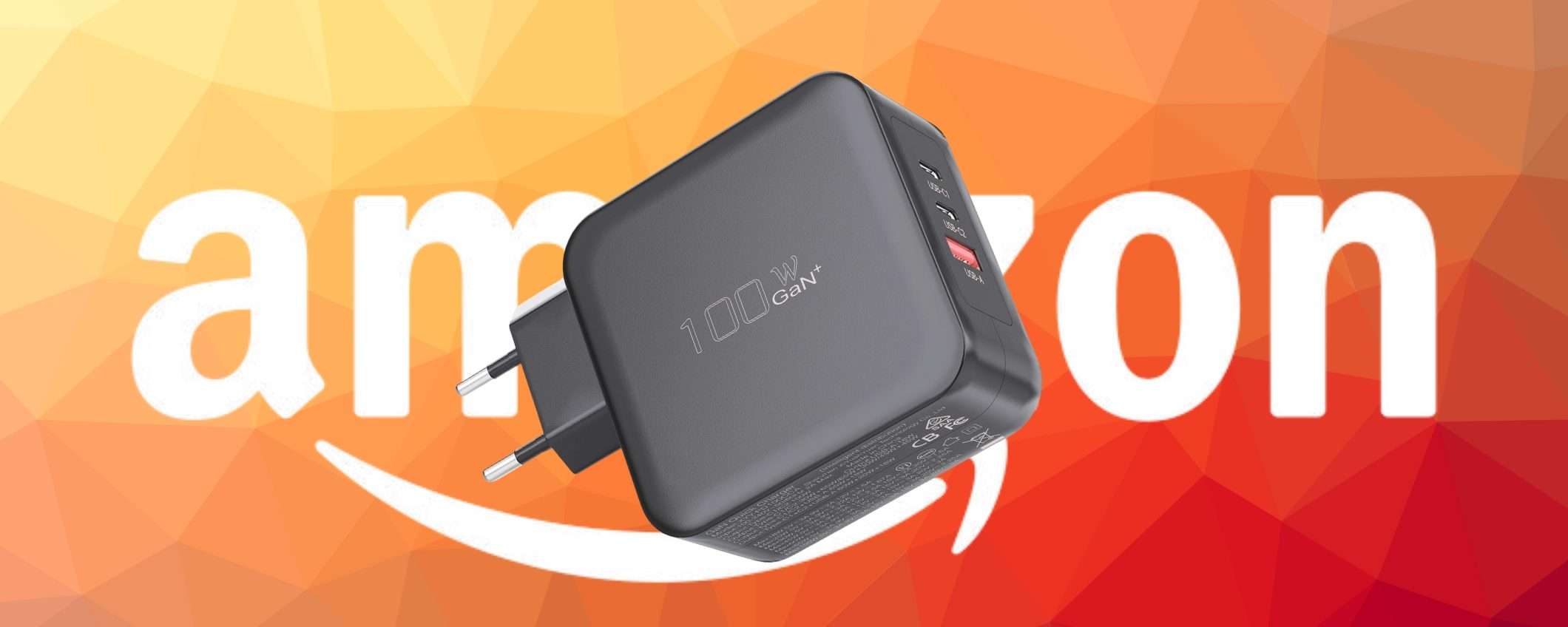 Caricatore USB da 100W: alimenta anche un notebook e costa pochissimo Caricatore USB da 100W: alimenta anche un notebook e costa pochissimo