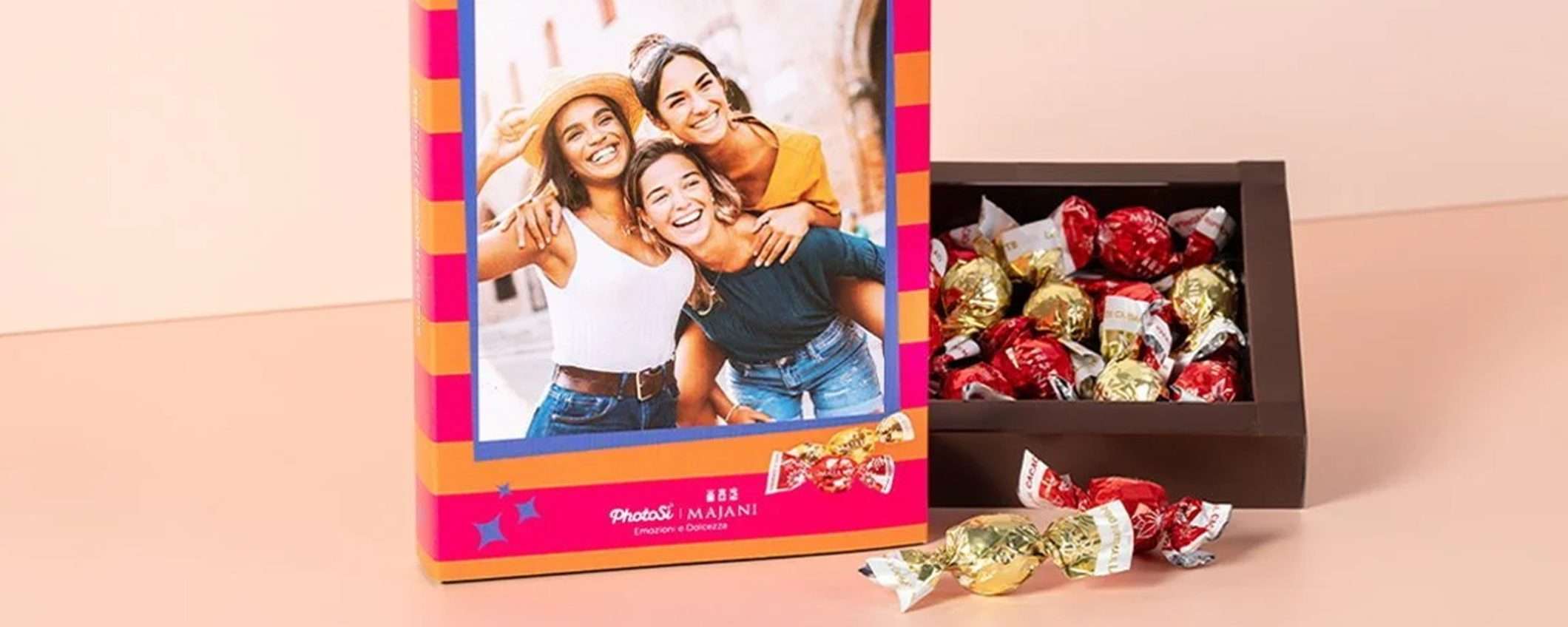 PhotoSì ti regala una scatola di cioccolatini GRATIS da personalizzare PhotoSì ti regala una scatola di cioccolatini GRATIS da personalizzare