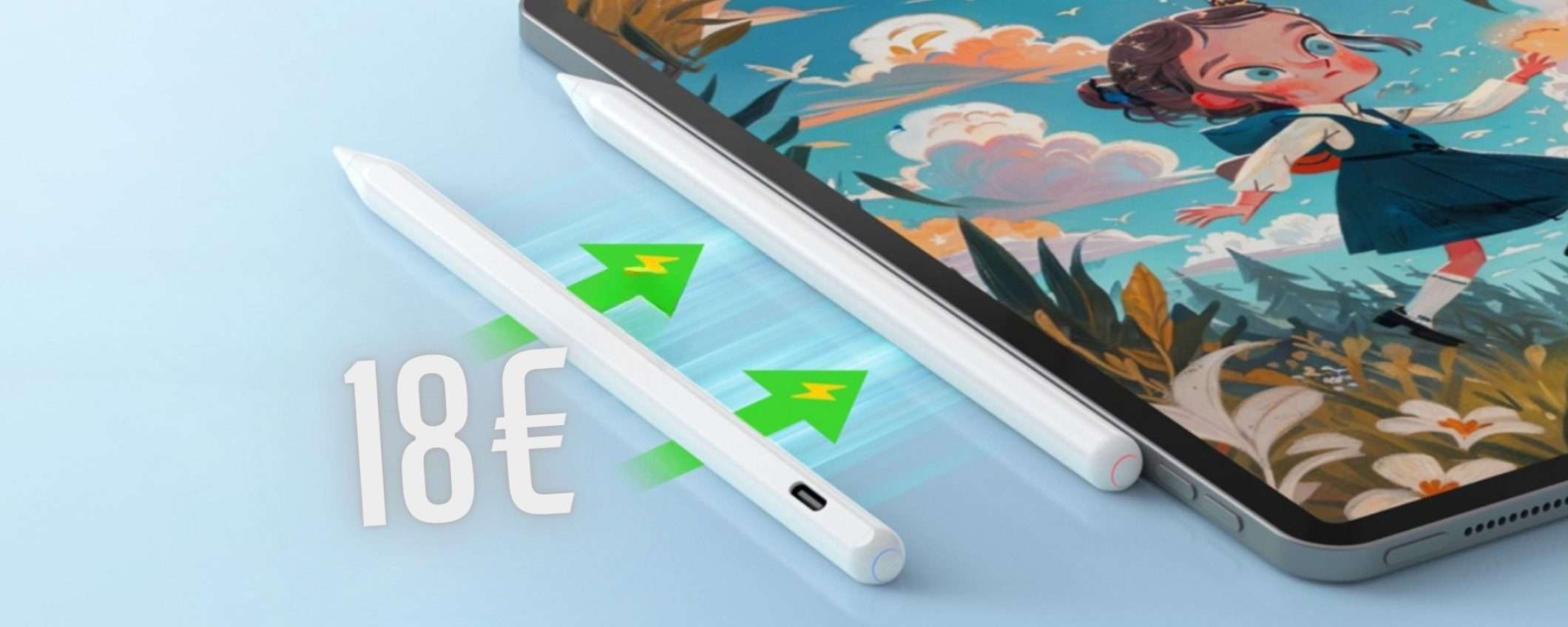 Come Apple Pencil ma dal costo contenuto: solo 18€ per questa penna digitale Come Apple Pencil ma dal costo contenuto: solo 18€ per questa penna digitale
