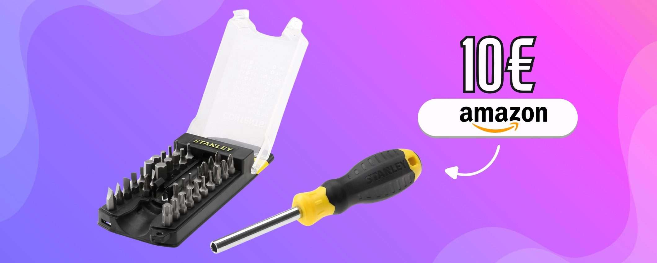 Kit cacciaviti STANLEY: un set smart con qualità eccelsa (10€)