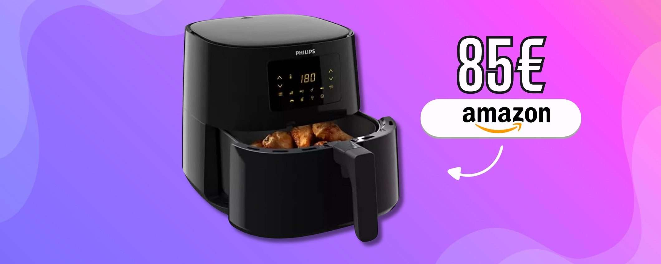 Tra le migliori c'è Philips Airfryer 3000, in sconto con cestello 6,2L Tra le migliori c'è Philips Airfryer 3000, in sconto con cestello 6,2L