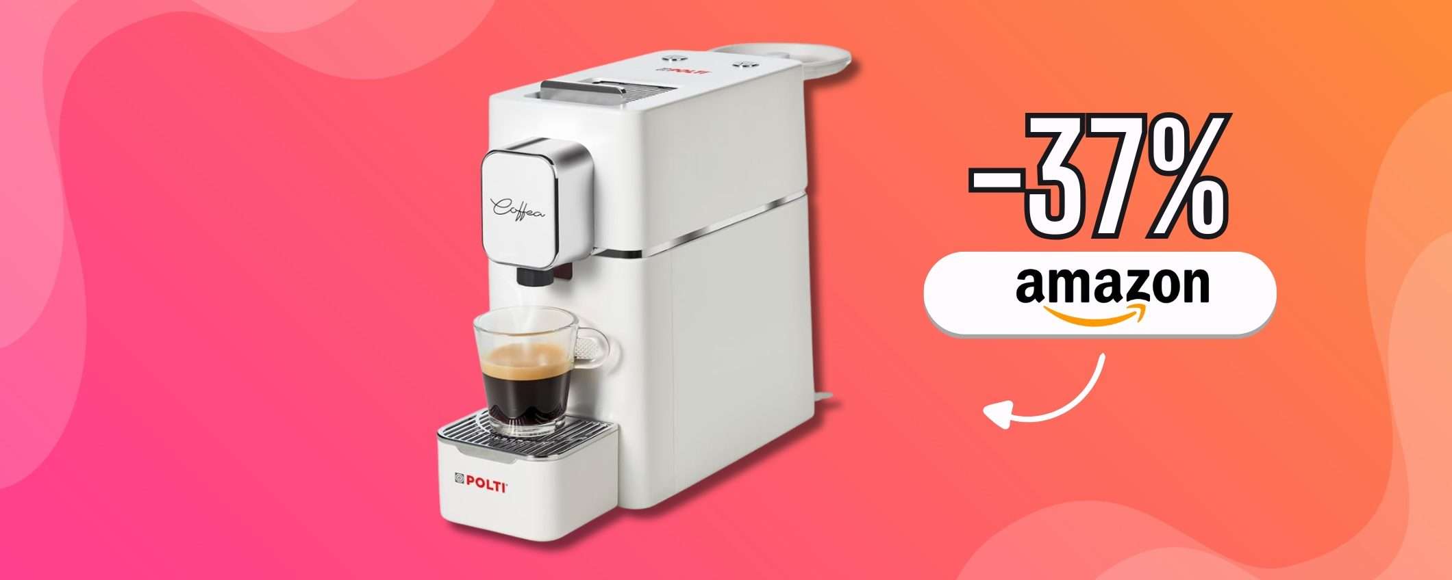 Con Polti Coffea S15W ogni caffè è come quello del bar (-37%)