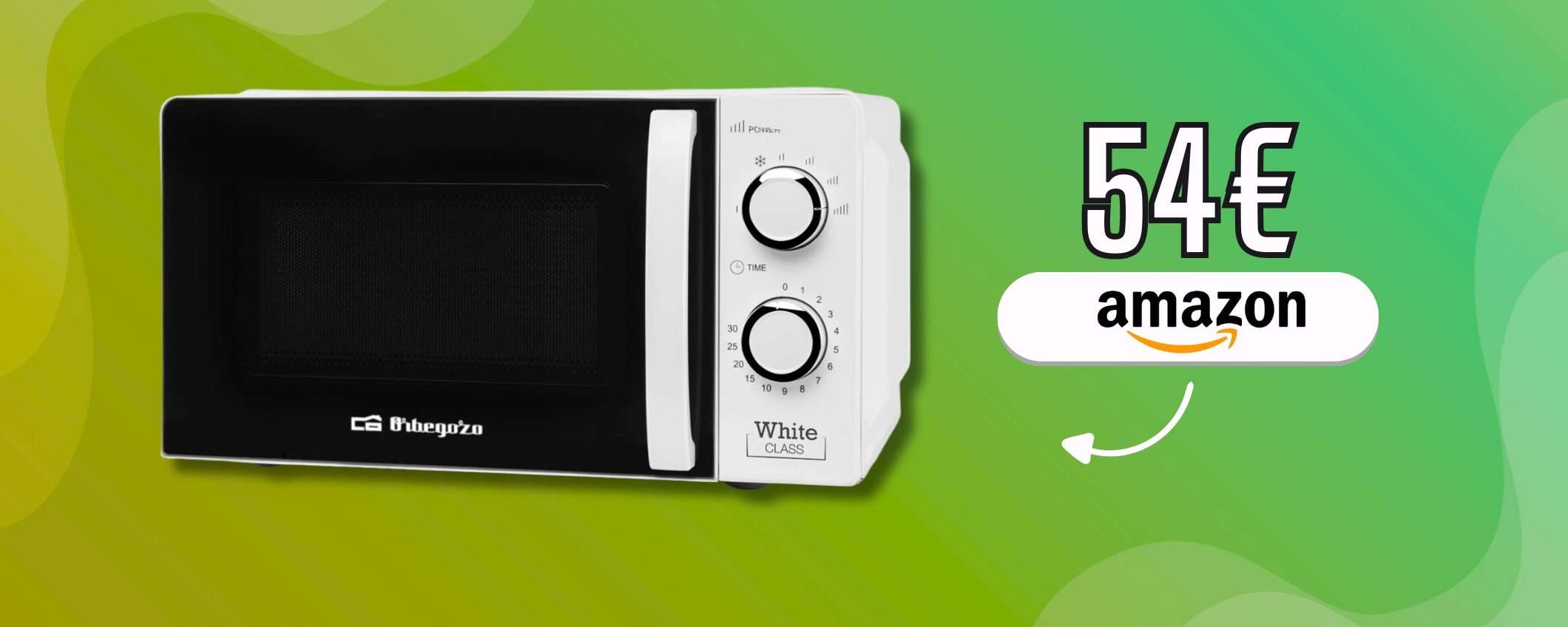 Bastano 54€ per un nuovo microonde in cucina: 20L e con 6 potenze Bastano 54€ per un nuovo microonde in cucina: 20L e con 6 potenze