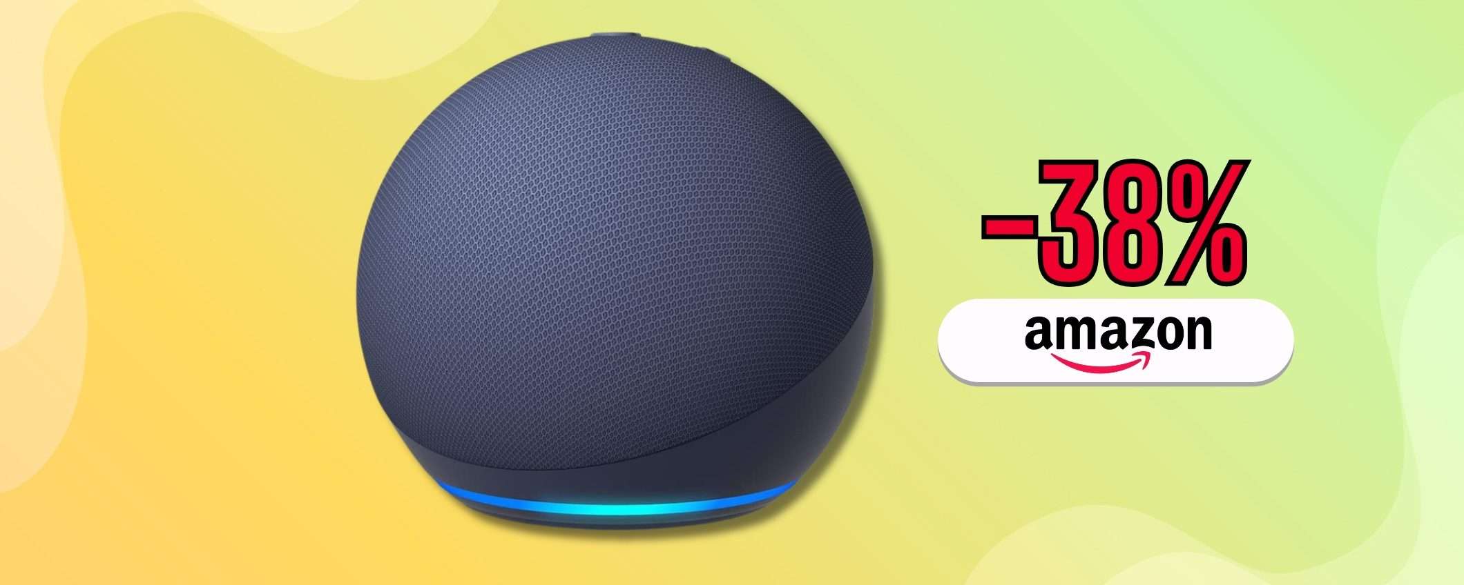 Risparmio di classe per l'ultimo modello di Echo Dot, solo ora a 39€ Risparmio di classe per l'ultimo modello di Echo Dot, solo ora a 39€