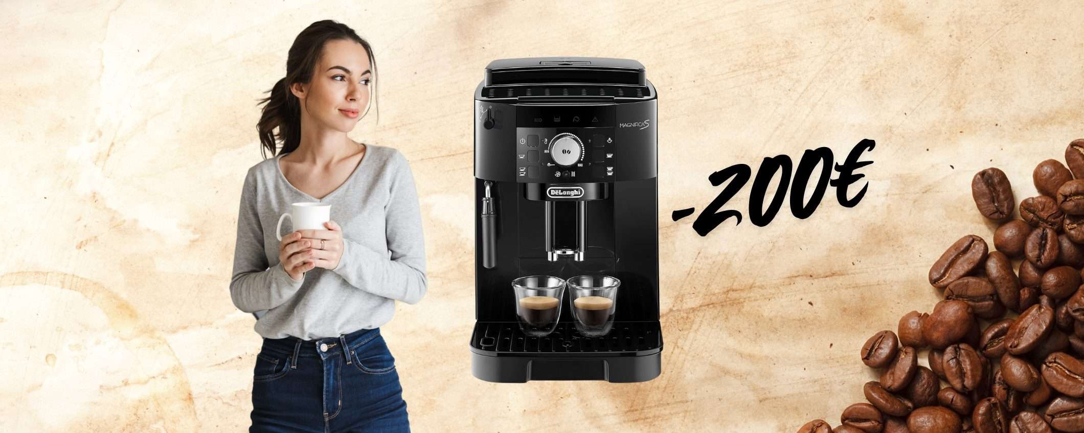 De'Longhi Perfetto Magnifica S con chicchi macinati al momento in sconto al 40% De'Longhi Perfetto Magnifica S con chicchi macinati al momento in sconto al 40%