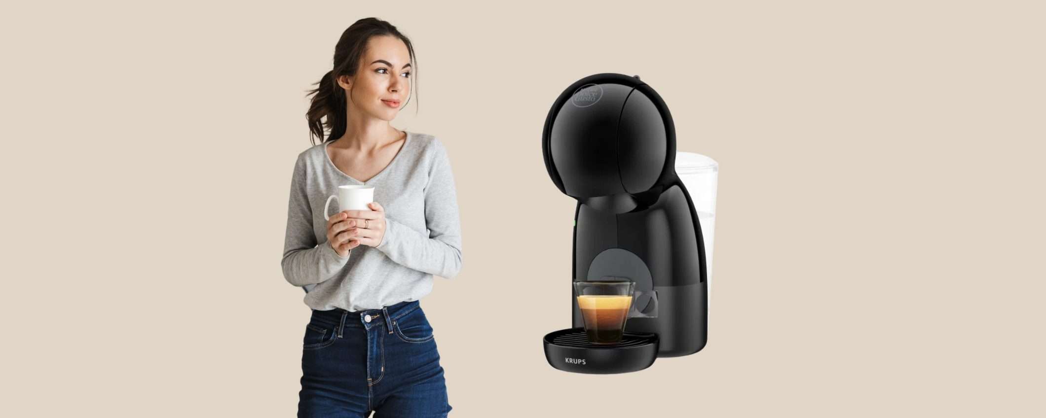 De’Longhi Piccolo Xs: macchina per caffè espresso con pompa da 15 Bar (-28%) De’Longhi Piccolo Xs: macchina per caffè espresso con pompa da 15 Bar (-28%)
