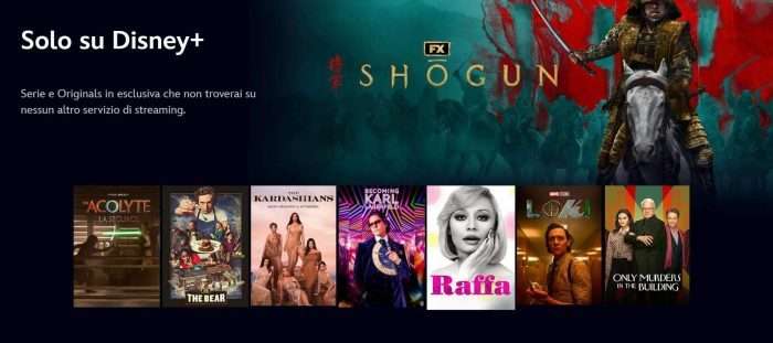 disney+ esclusive