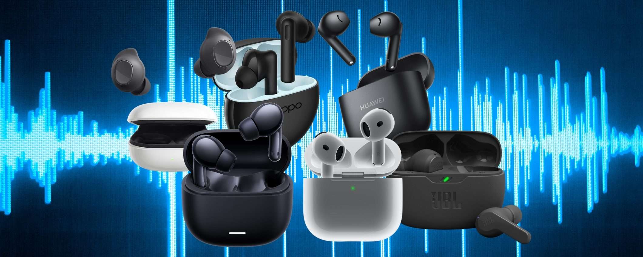 Ecco i migliori auricolari wireless in offerta oggi: PREZZI FUORI di TESTA Ecco i migliori auricolari wireless in offerta oggi: PREZZI FUORI di TESTA