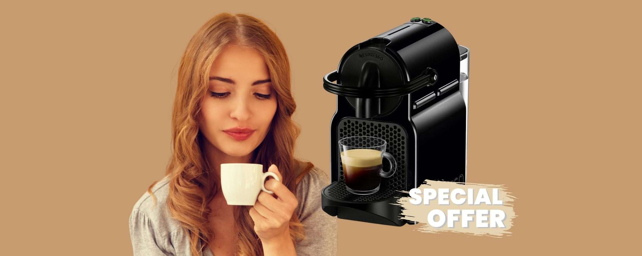 Goditi l'espresso come al bar ma comodamente a casa con Nespresso Inissia (-20%) Goditi l'espresso come al bar ma comodamente a casa con Nespresso Inissia (-20%)