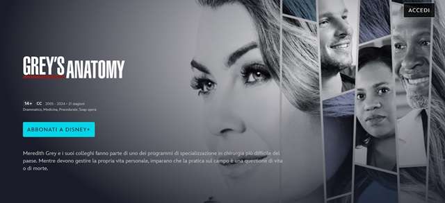 grey's anatomy disney