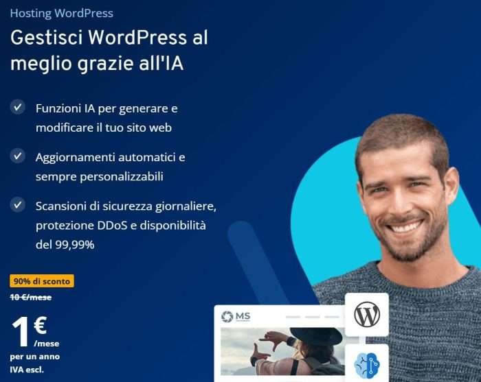ionos hosting wordpress offerta